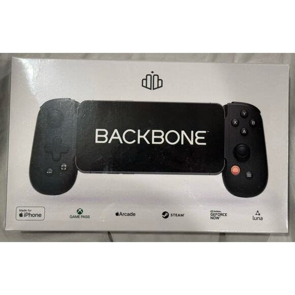 Backbone One Mobile Gaming Controller for iPhone Black Sealed, Never Opened NEW - Picture 1 of 6